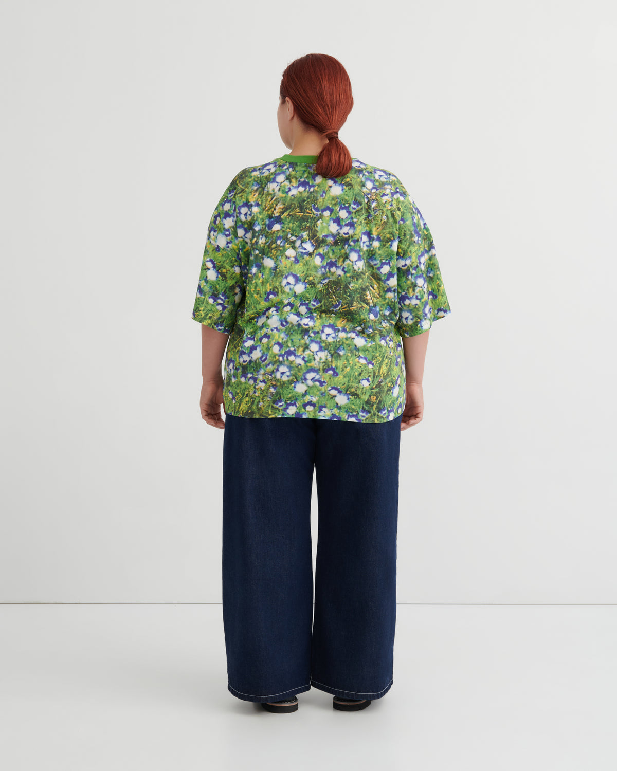 Oversized Boxy Tee | Bluebell