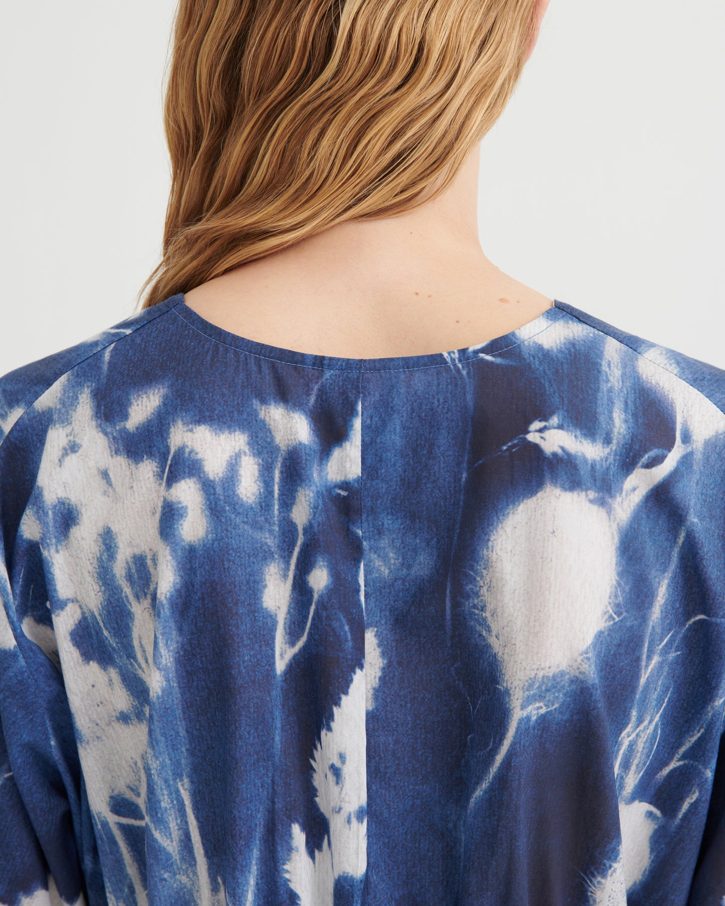 Nigella Dress | Cyanotype Floral