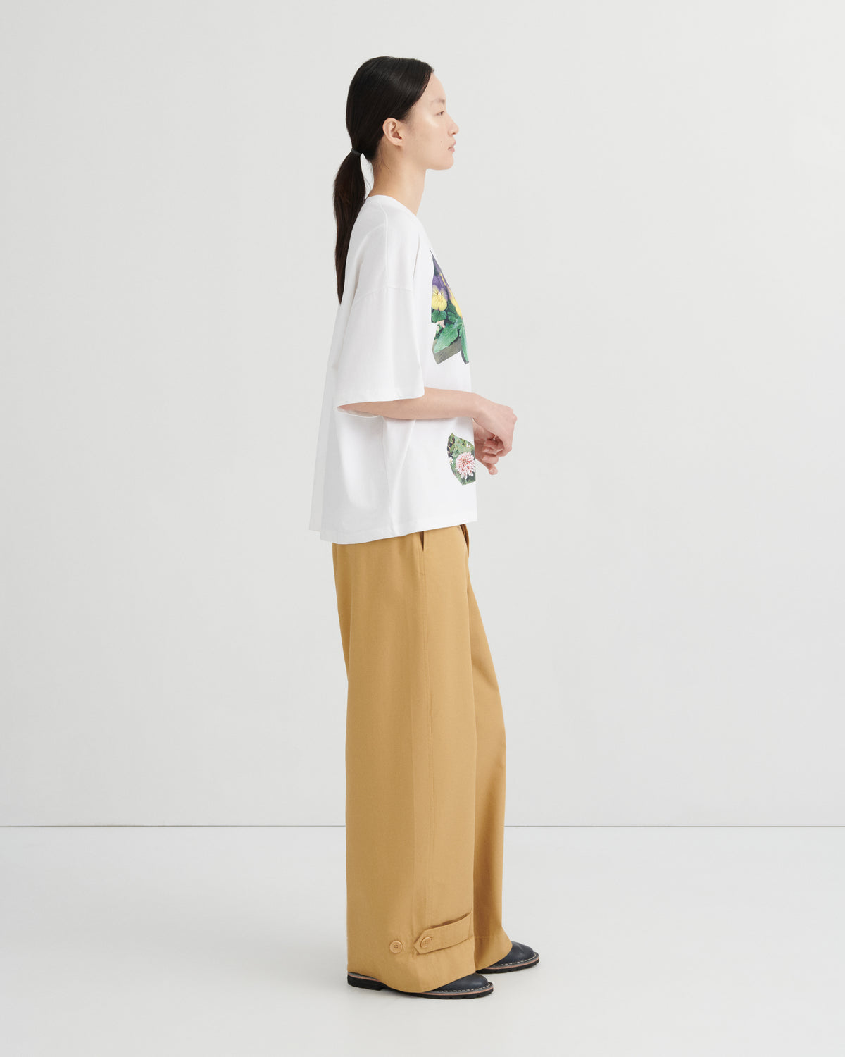 Decoupage Tee | White
