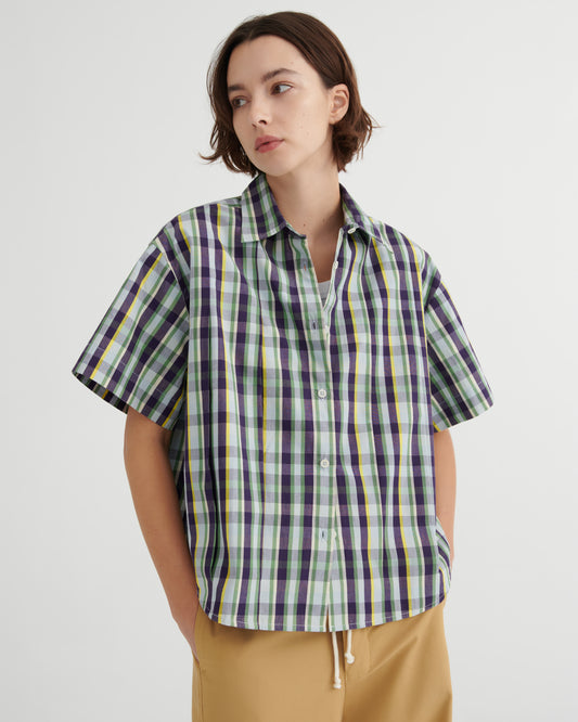 Author Shirt | Violet Check