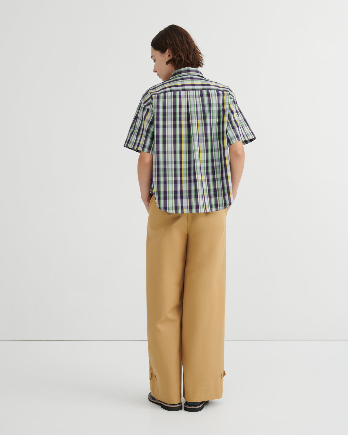 Author Shirt | Violet Check