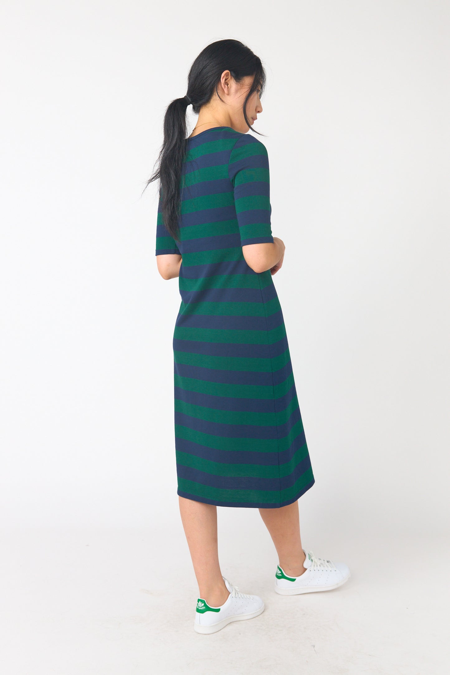 Venetian Dress | Green Navy