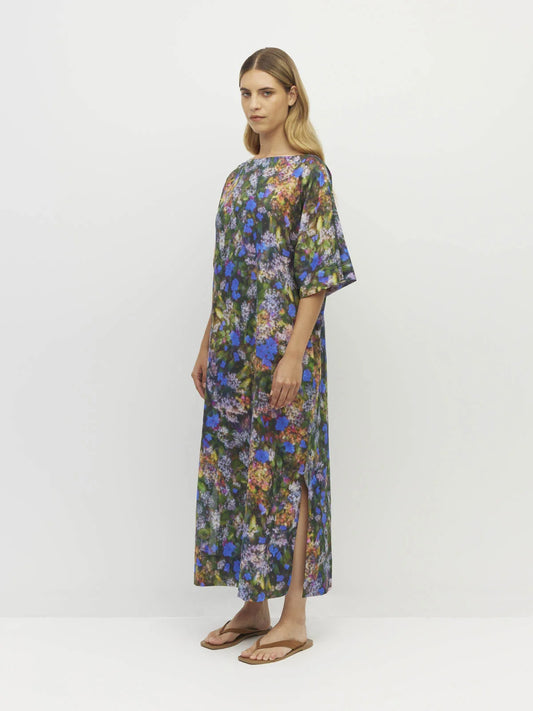 Kiko Dress (Electric Meadow Cotton) Blue Light