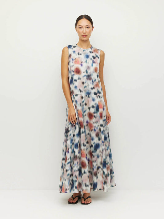 Symi Dress ( Rosette Haze Cotton) Morning Light