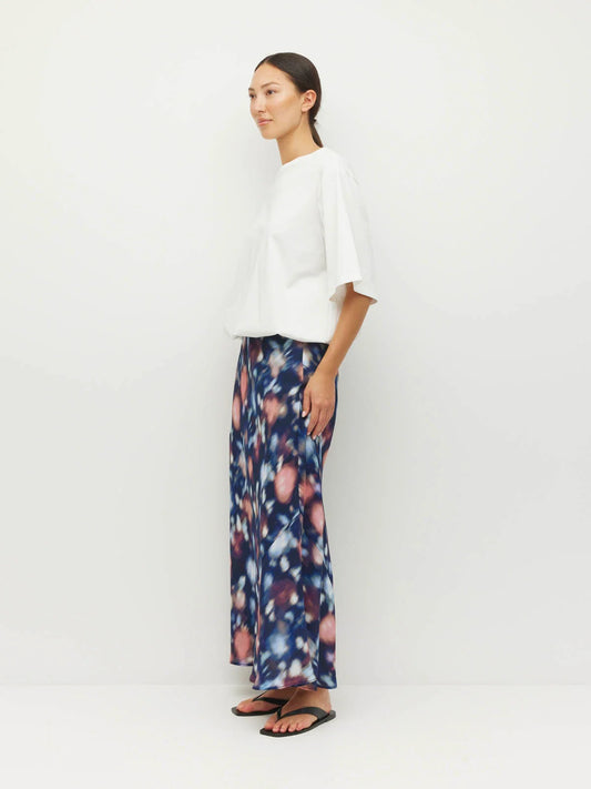 Em Skirt (Rosette Haze Crepe) Night Fall