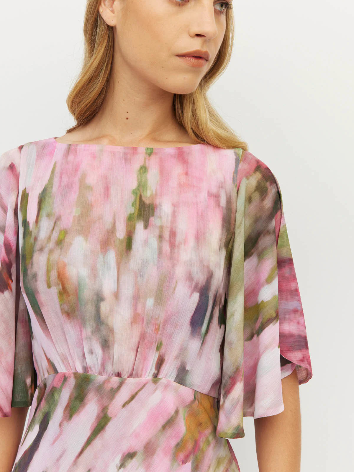 Dahlia Dress ( Summer Daze Crush) Rose Ripple