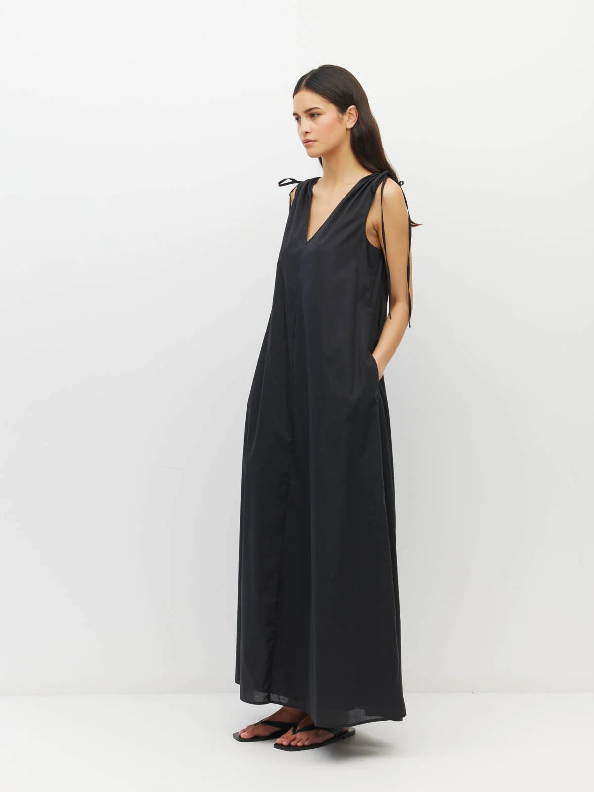 Tulia Dress (Resort Cotton) Black