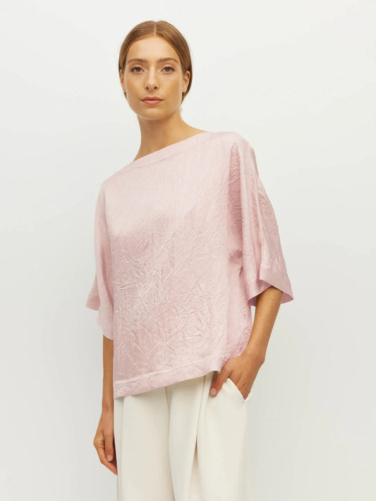 Nami T (Soft Matte Satin) Pale Pink Crush