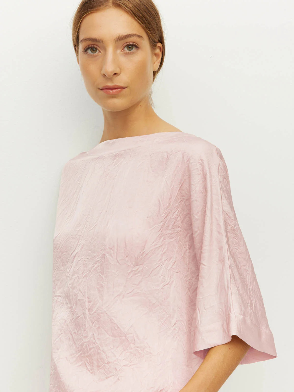 Nami T (Soft Matte Satin) Pale Pink Crush
