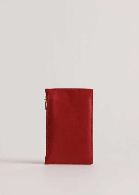 Yu Mei | Frank Cardholder | Lobster Red | Palm Boutique