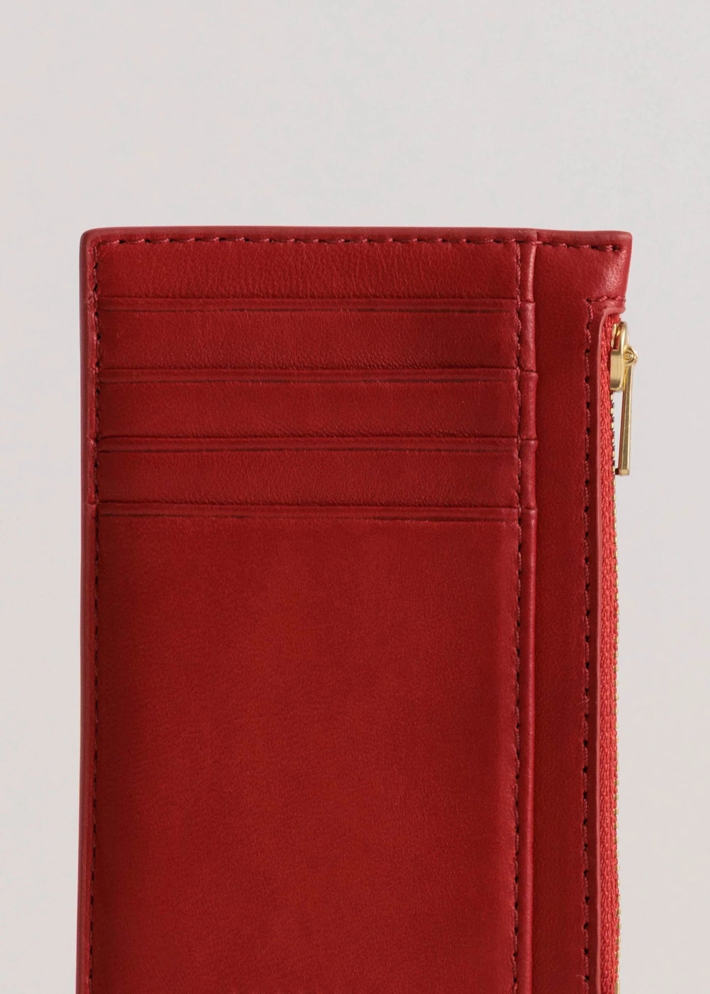 Yu Mei | Frank Cardholder | Lobster Red | Palm Boutique