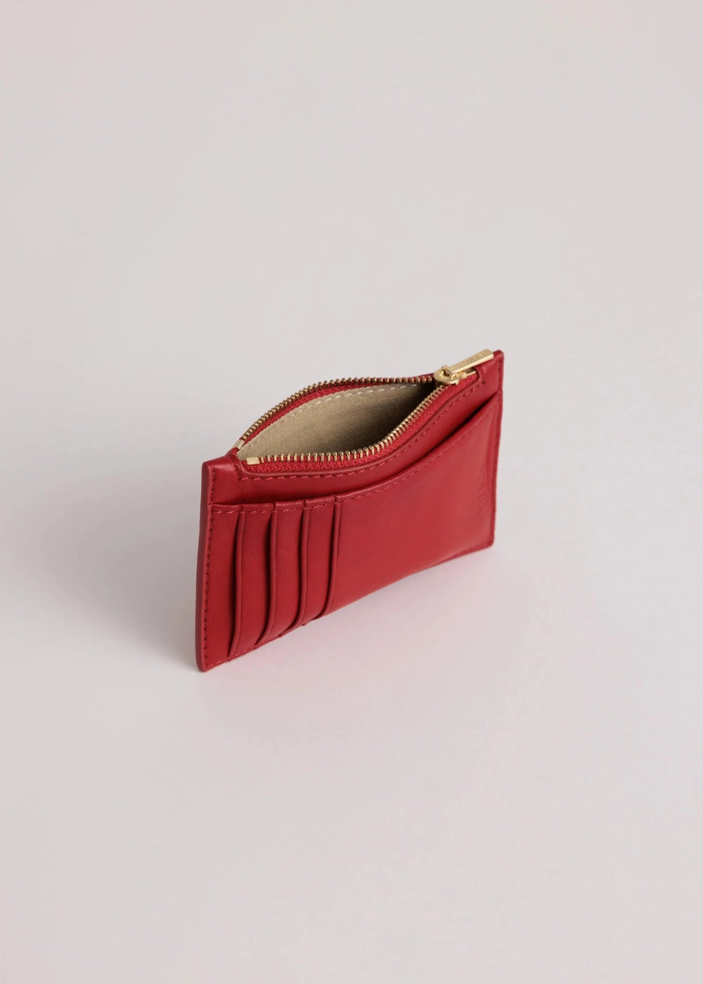 Yu Mei | Frank Cardholder | Lobster Red | Palm Boutique
