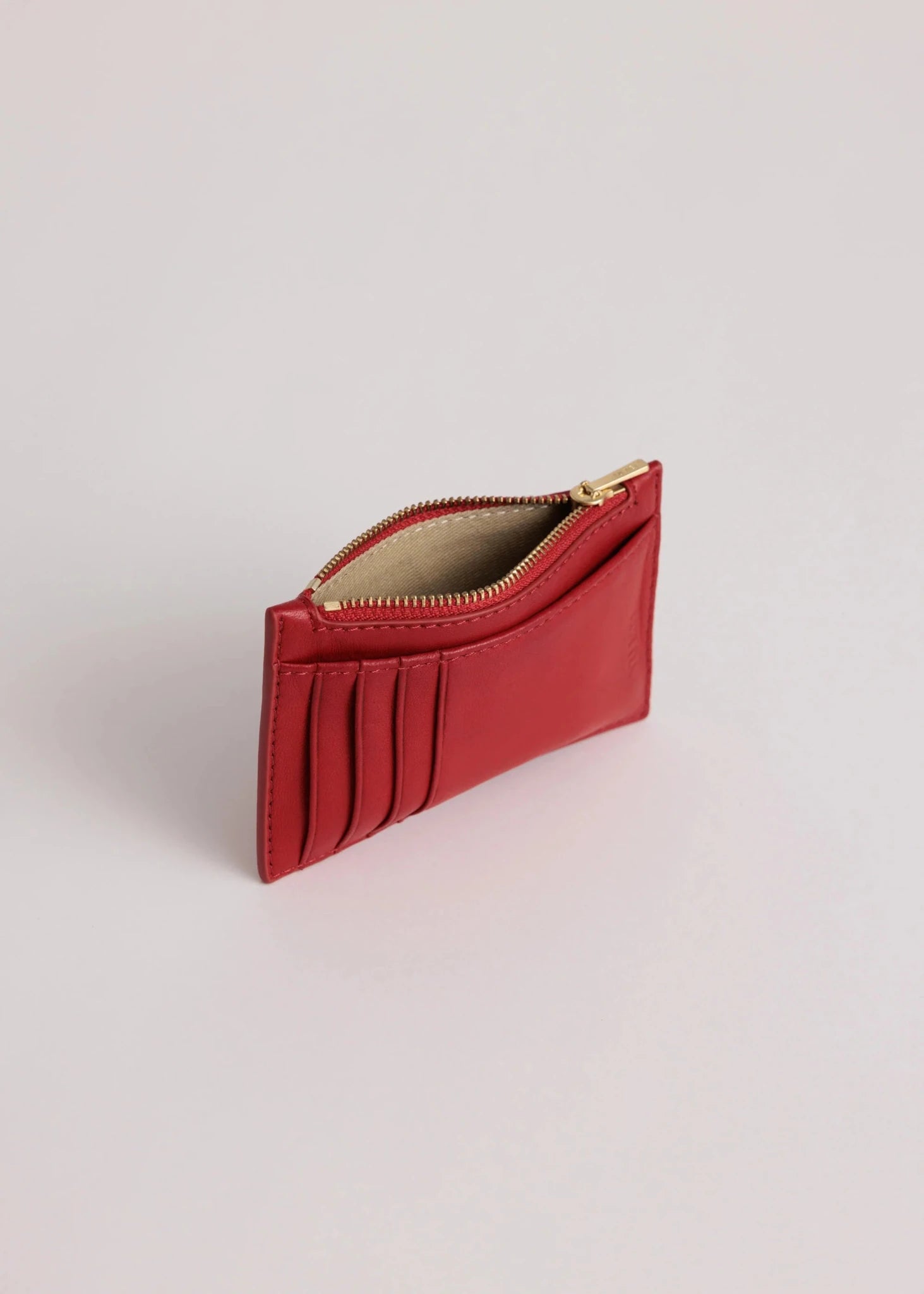 Yu Mei | Frank Cardholder | Lobster Red | Palm Boutique