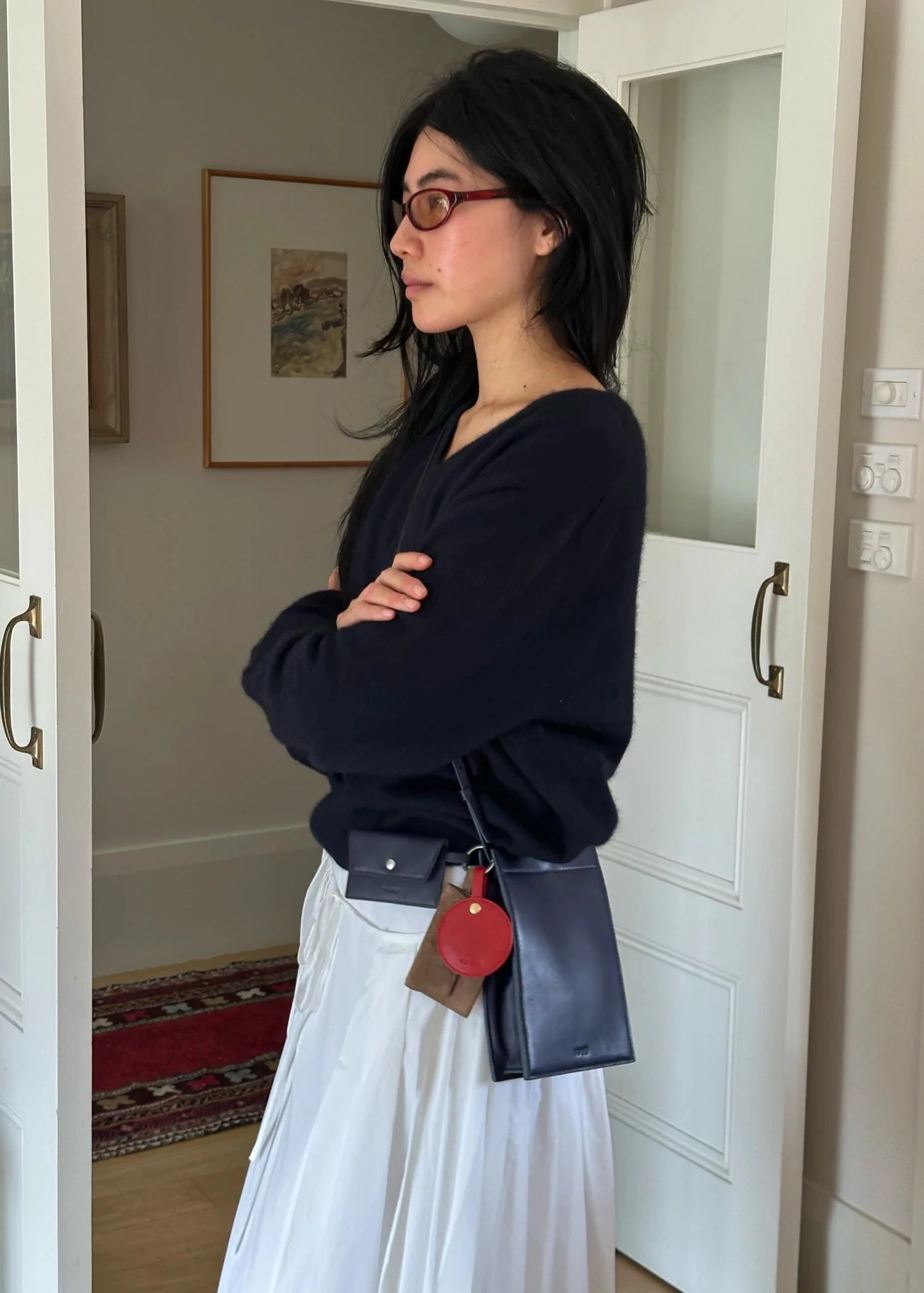Yu Mei | Georgie Bag | Eclipse Navy | Palm Boutique