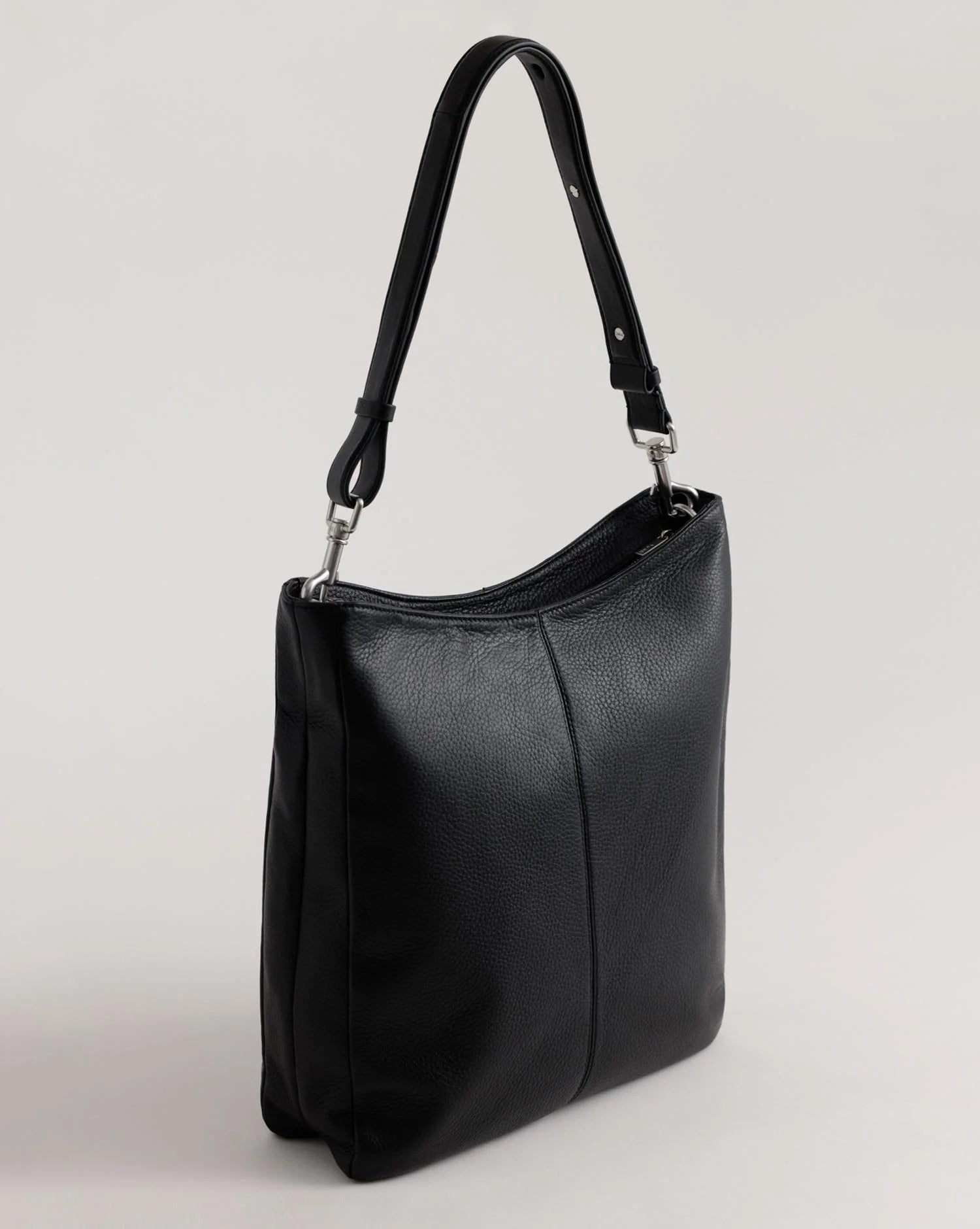 Yu Mei | Jane Bag | Black Deer Nappa with Silver Hardware | Palm Boutique