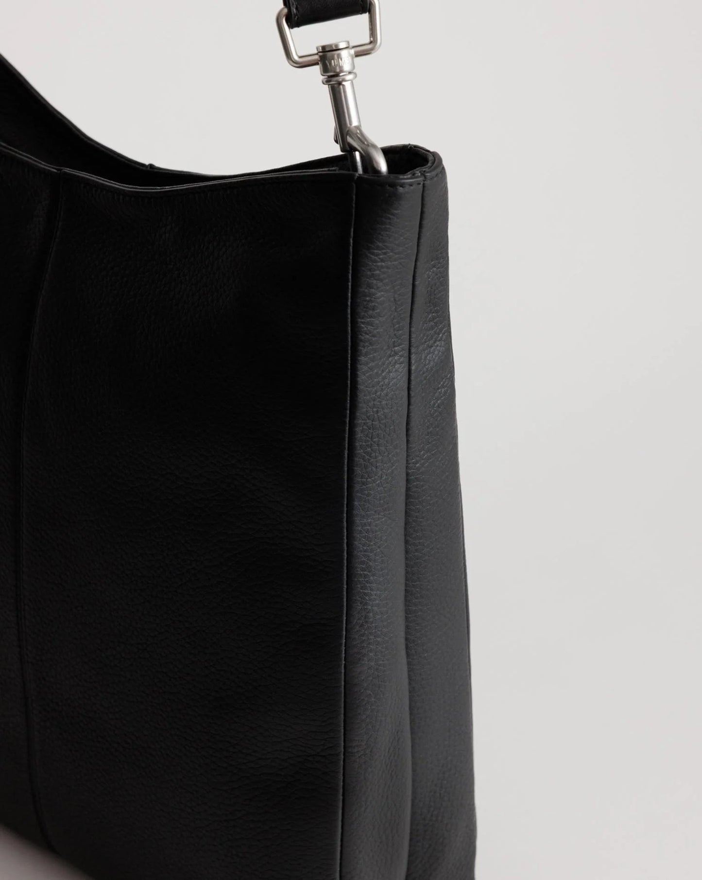 Yu Mei | Jane Bag | Black Deer Nappa with Silver Hardware | Palm Boutique