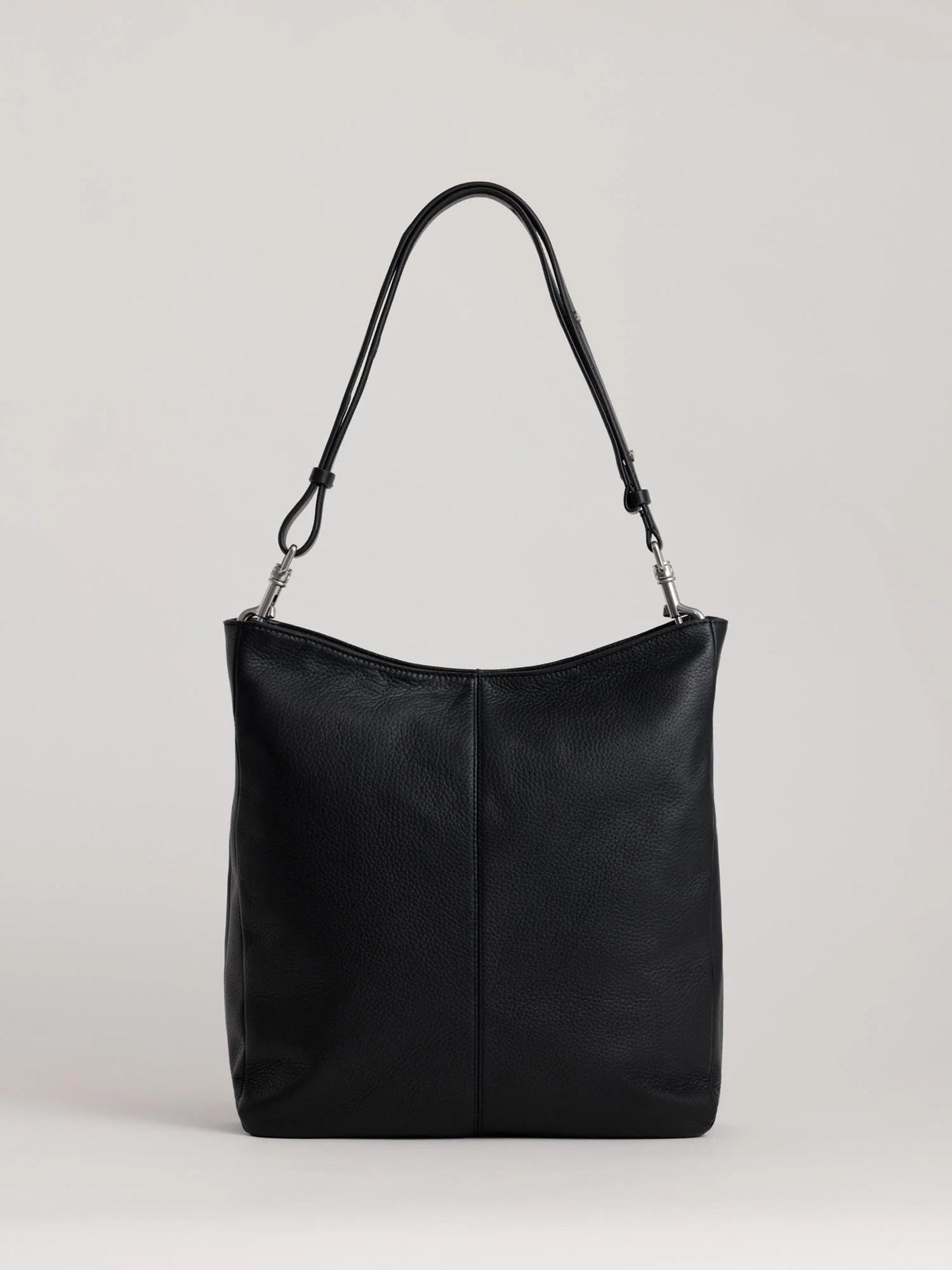 Yu Mei | Jane Bag | Black Deer Nappa with Silver Hardware | Palm Boutique