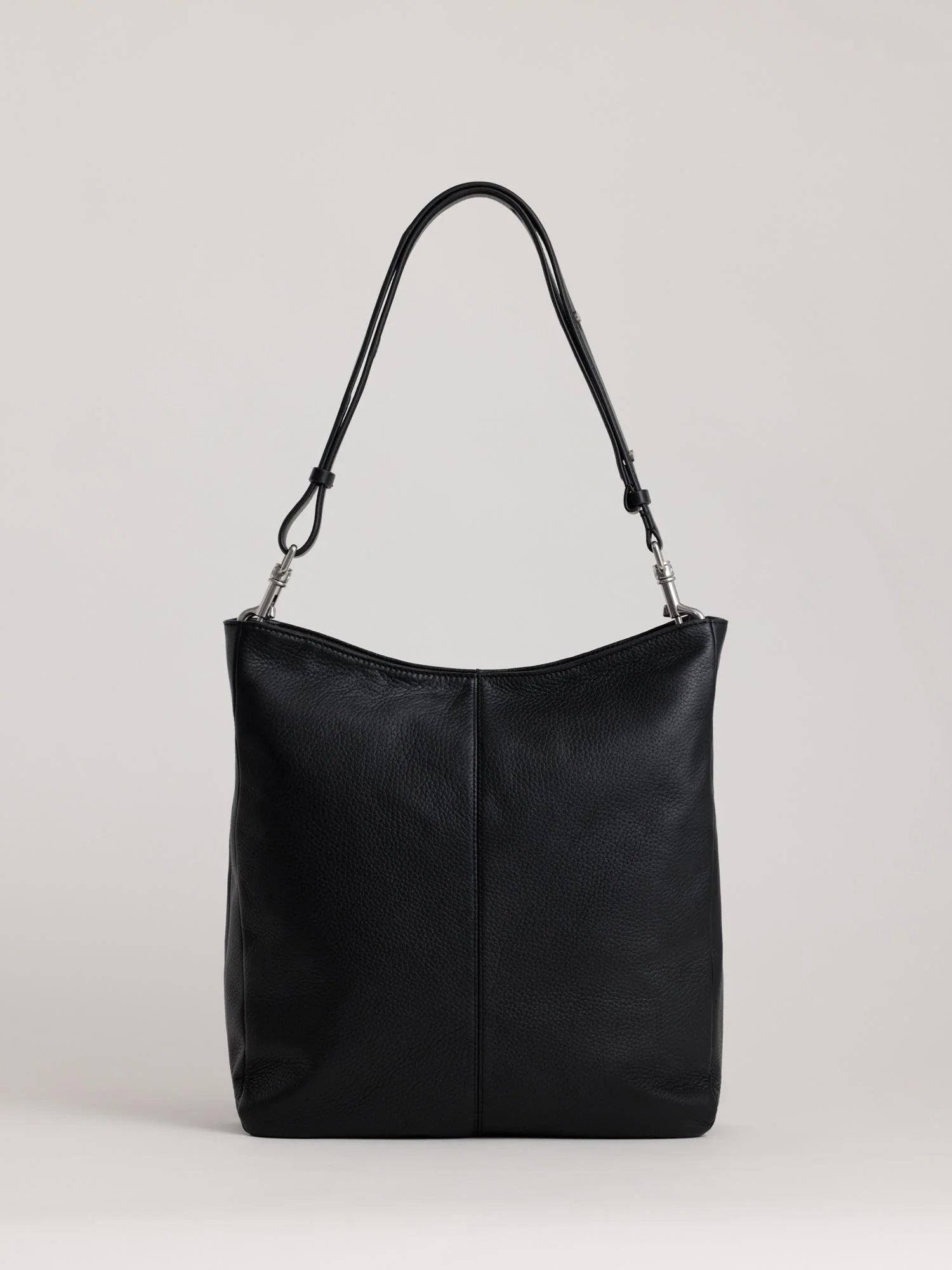 Yu Mei | Jane Bag | Black Deer Nappa with Silver Hardware | Palm Boutique