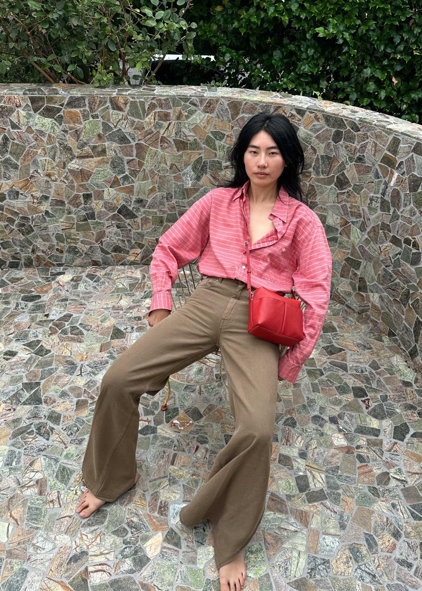 Yu Mei | Kaye Bag | Lobster Red | Palm Boutique