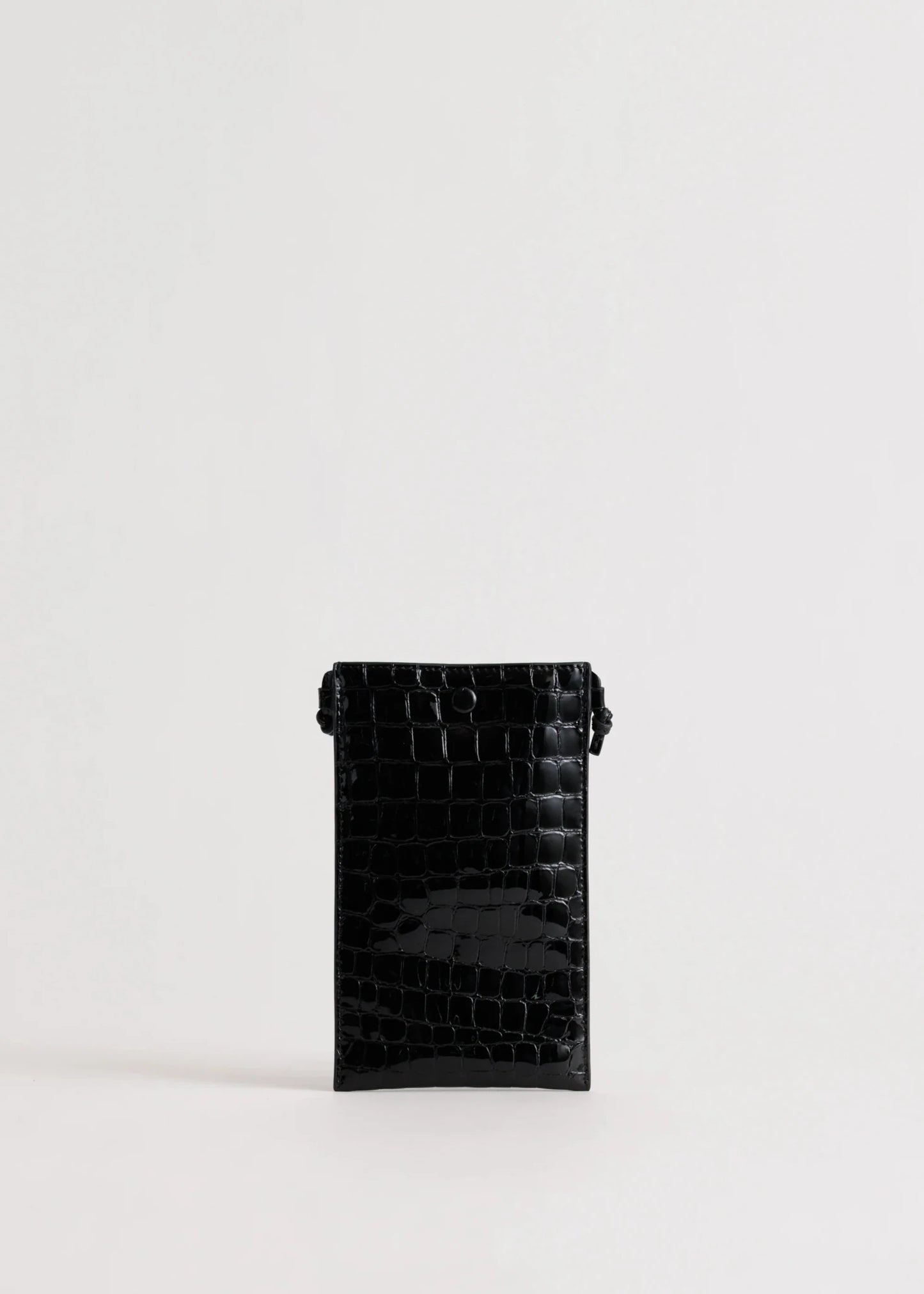 Yu Mei | Luci Bag | Black Croc | Palm Boutique