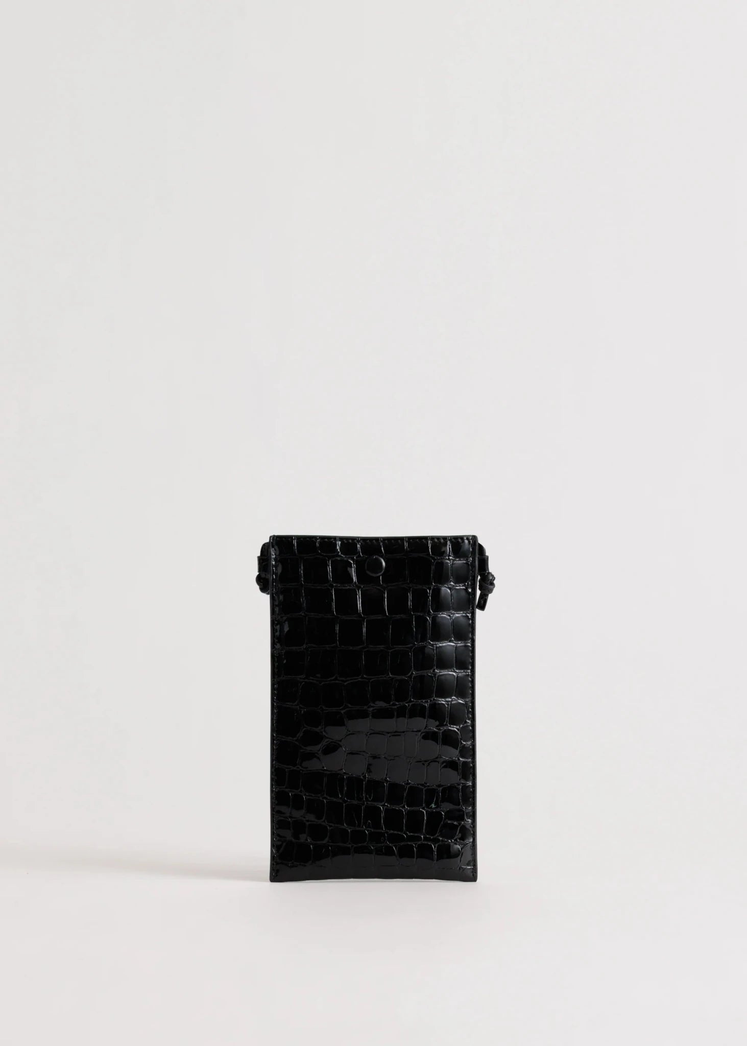 Yu Mei | Luci Bag | Black Croc | Palm Boutique