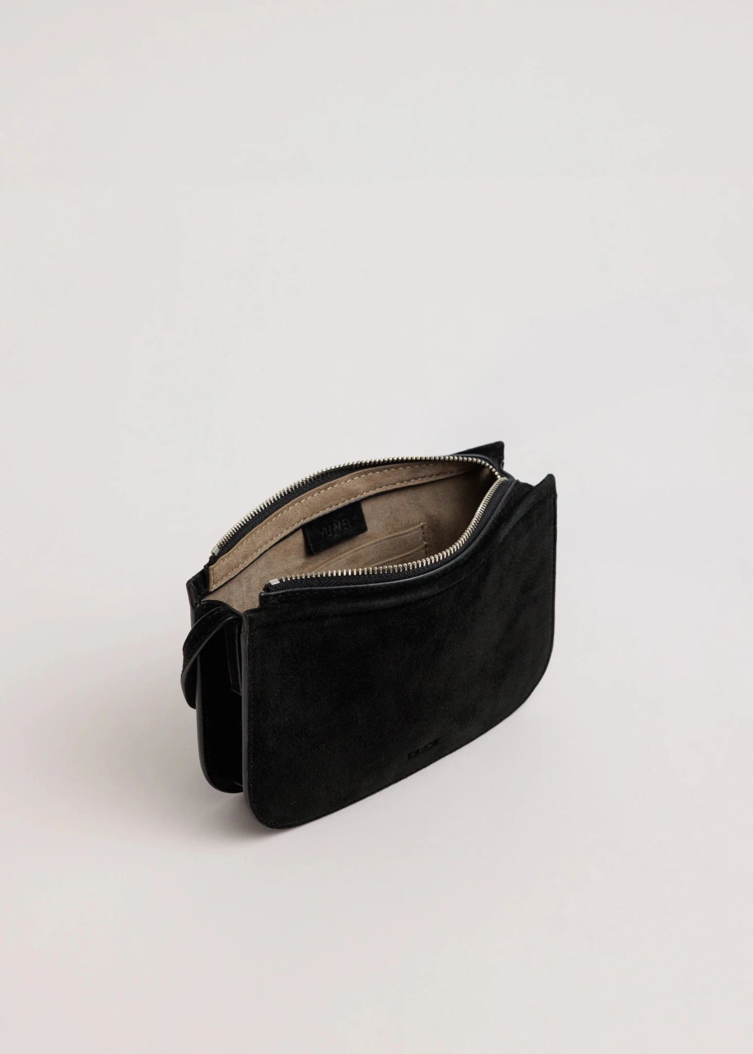 Yu Mei | Vi Bag | Black Suede | Palm Boutique