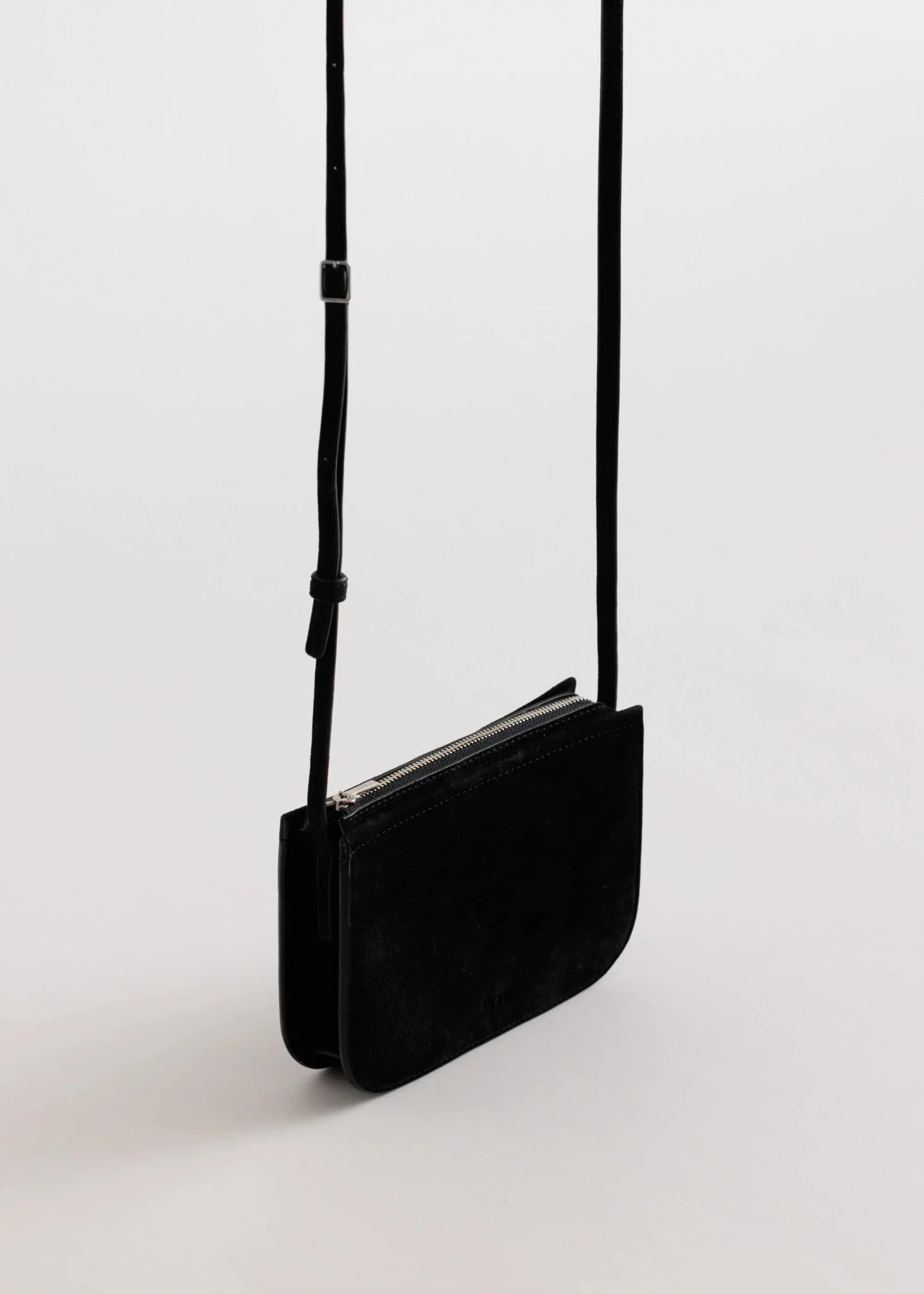 Yu Mei | Vi Bag | Black Suede | Palm Boutique