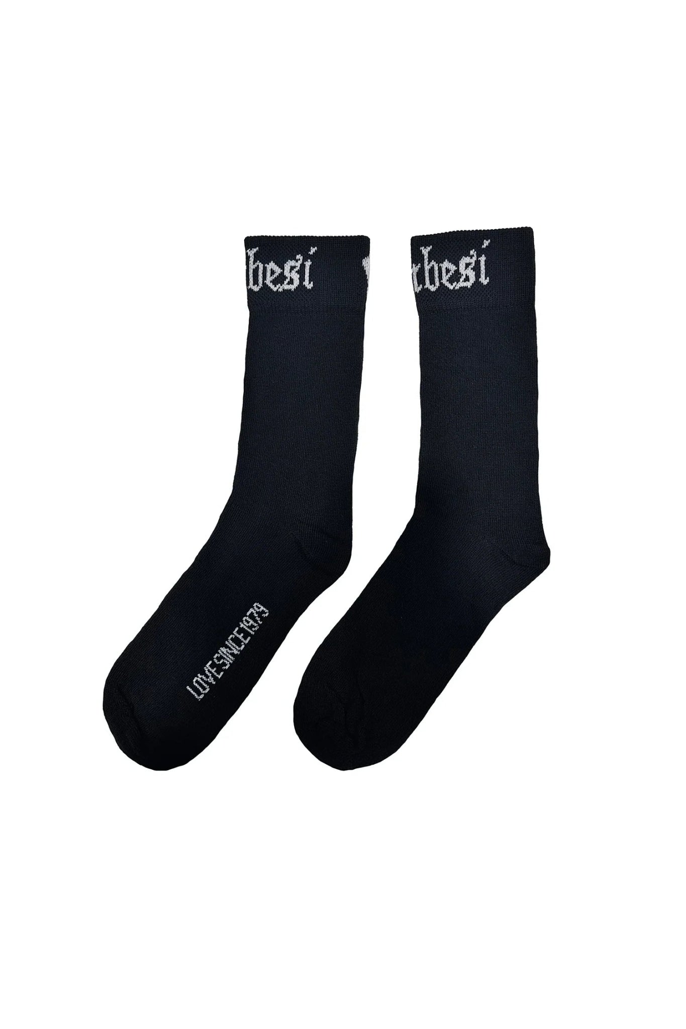 Zambesi | Merino Heart Sox | Black/Bone | Palm Boutique