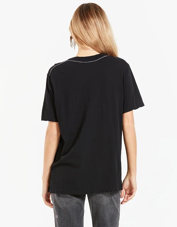 bassike | Regular classic s/s t.shirt | black | Palm Boutique