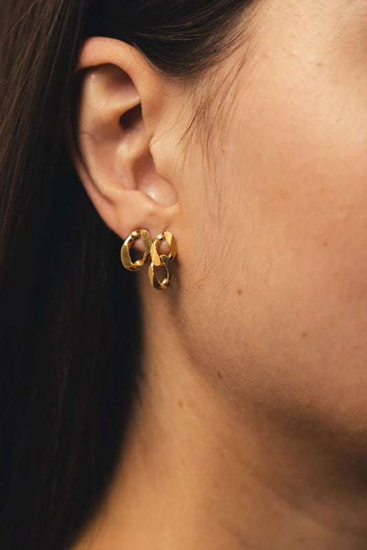 Company Of Strangers | Link Studs | Gold Dip | Palm Boutique