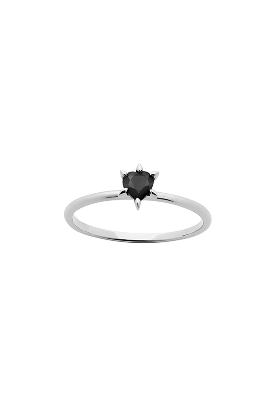 Karen Walker Jewellery | Cupid's Heart Ring Mini | Silver | Palm Boutique