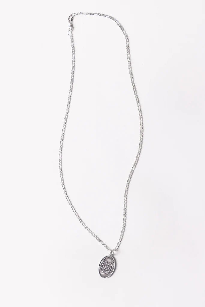 Company Of Strangers | Figaro Hands Necklace - Silver | Palm Boutique