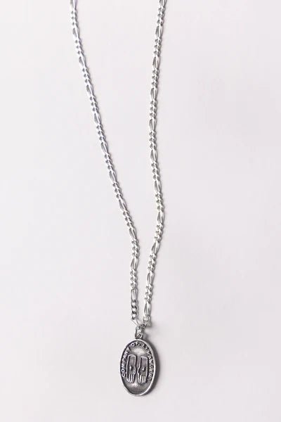 Company Of Strangers | Figaro Hands Necklace - Silver | Palm Boutique