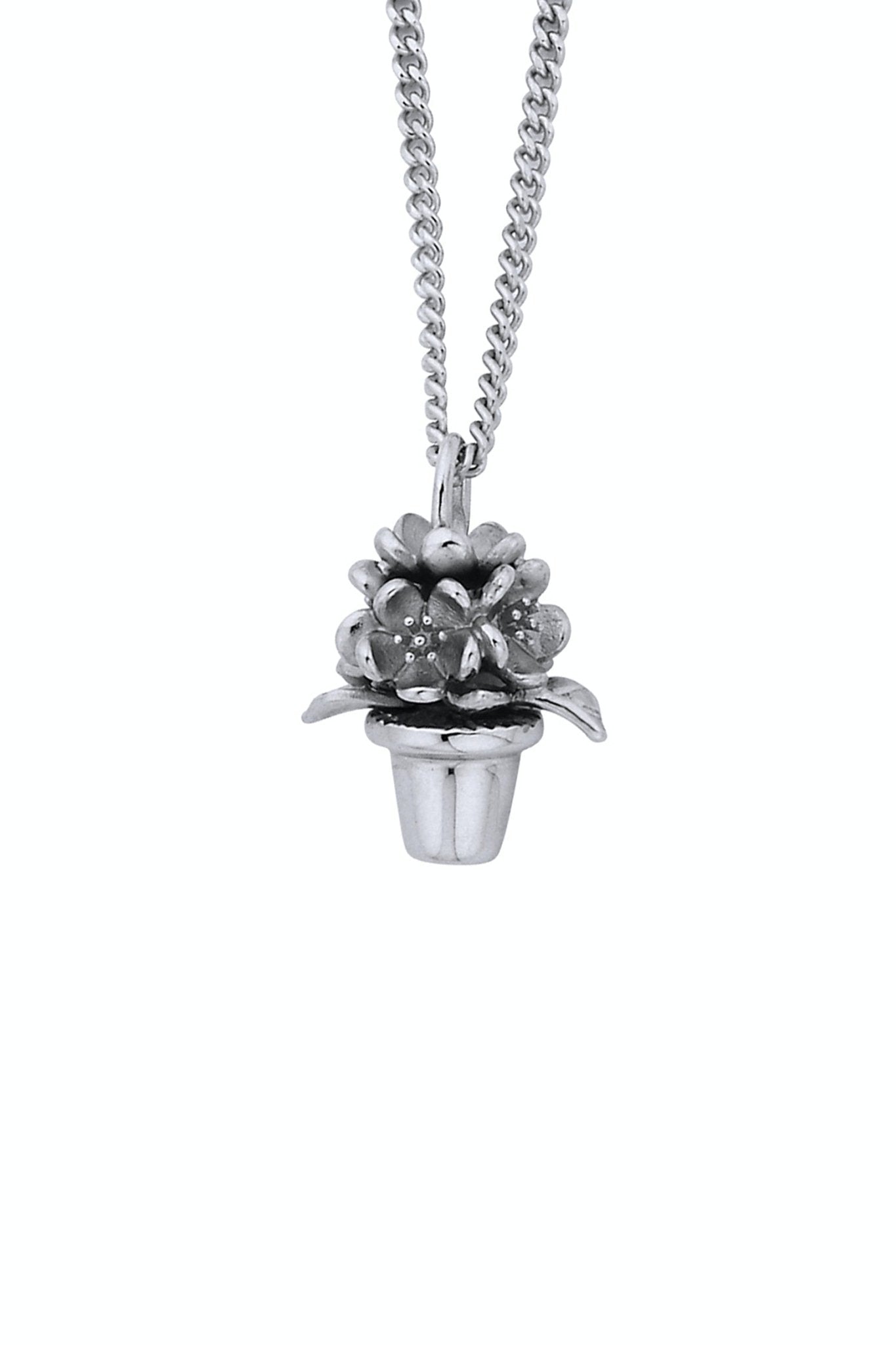 Karen Walker Jewellery | Flower Pot Pendant Silver | Palm Boutique