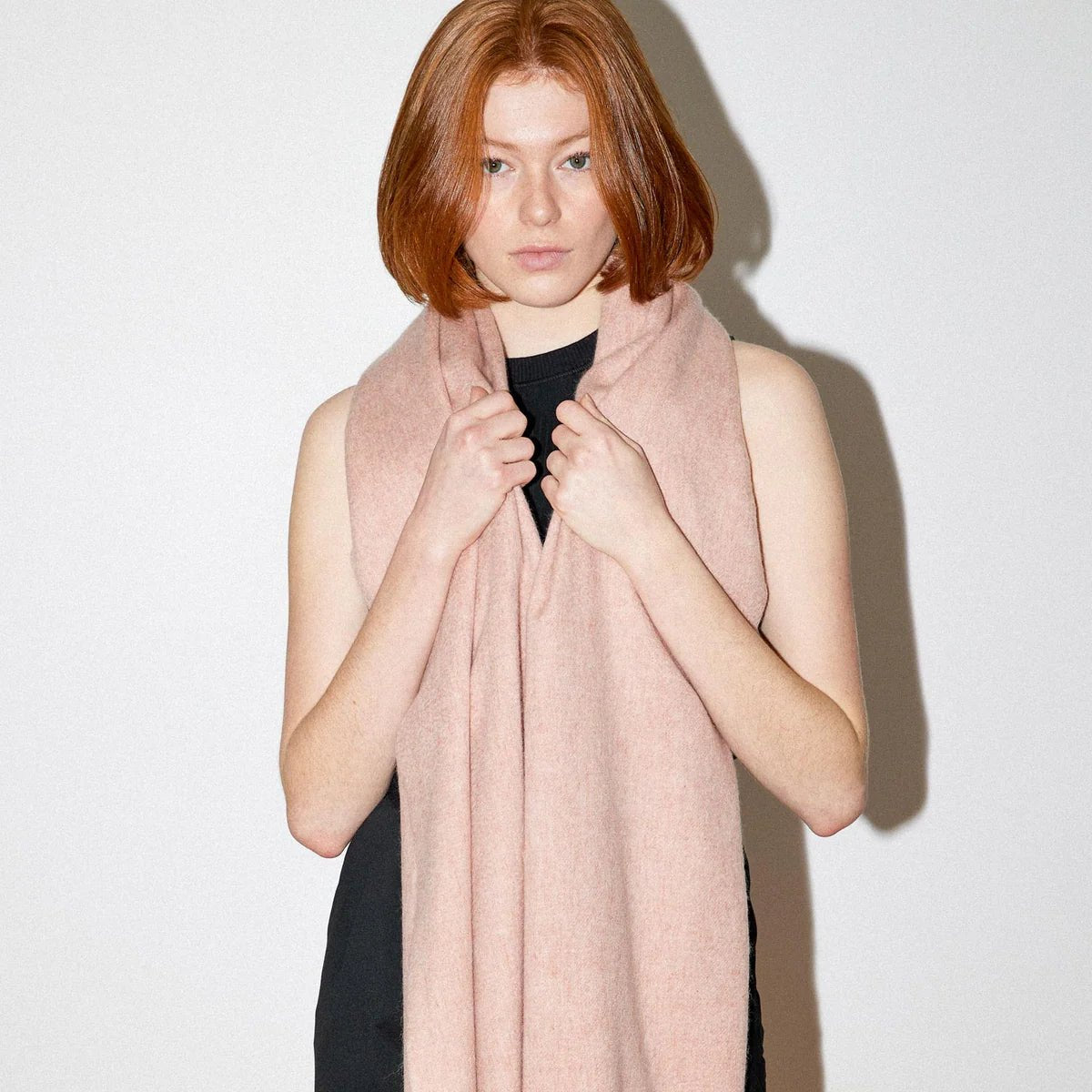Good & Co | Chunky Wool Scarf | Blush Pink | Palm Boutique