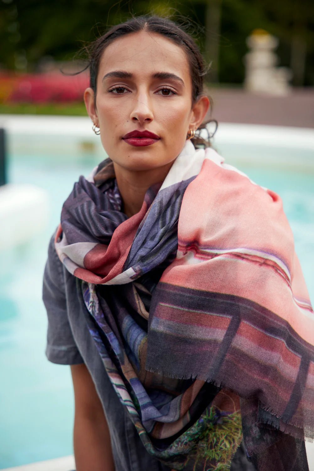 Good & Co | Oversized Wool Scarf | Palma Pink | Palm Boutique