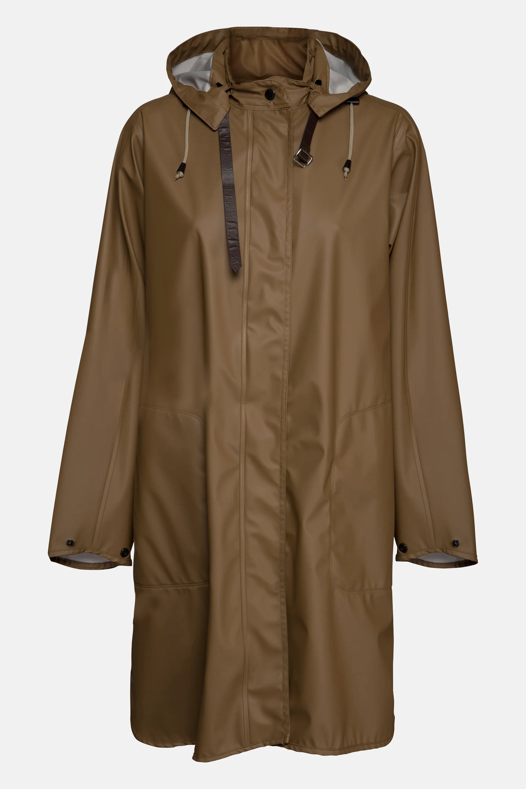 Isle Jacobson | Raincoat w Detachable Hood | Otter | Palm Boutique