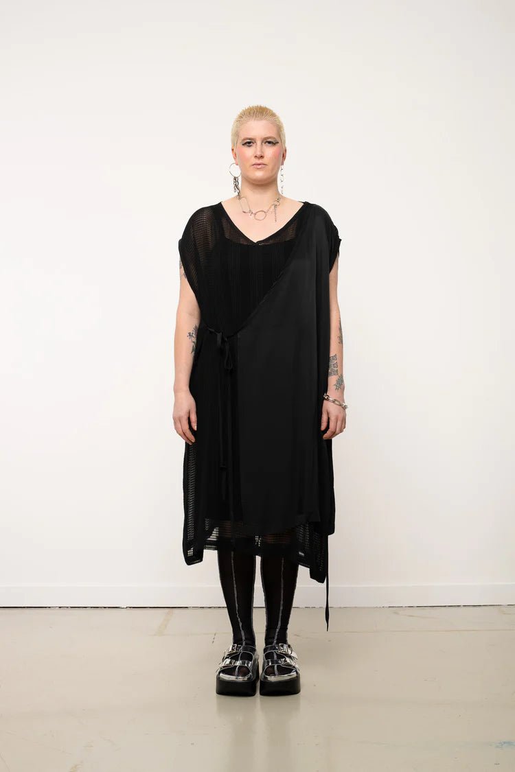 JPALM | Ottilia Dress | Black Grid | Palm Boutique