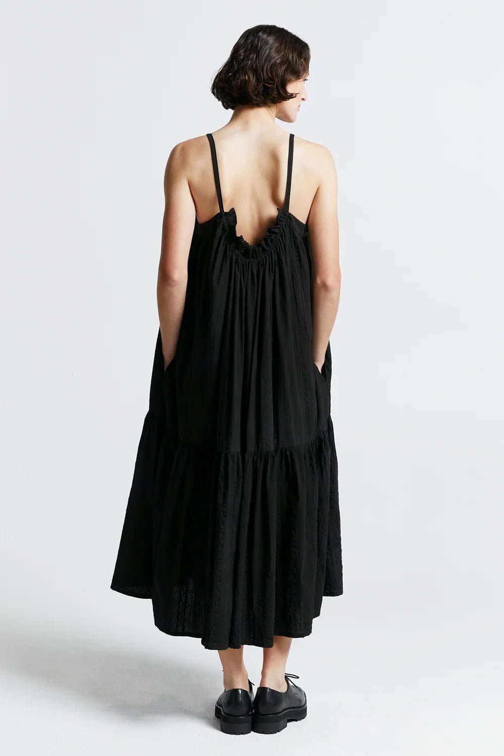 Karen Walker | Armeria Organic Cotton Dress | Black | Palm Boutique