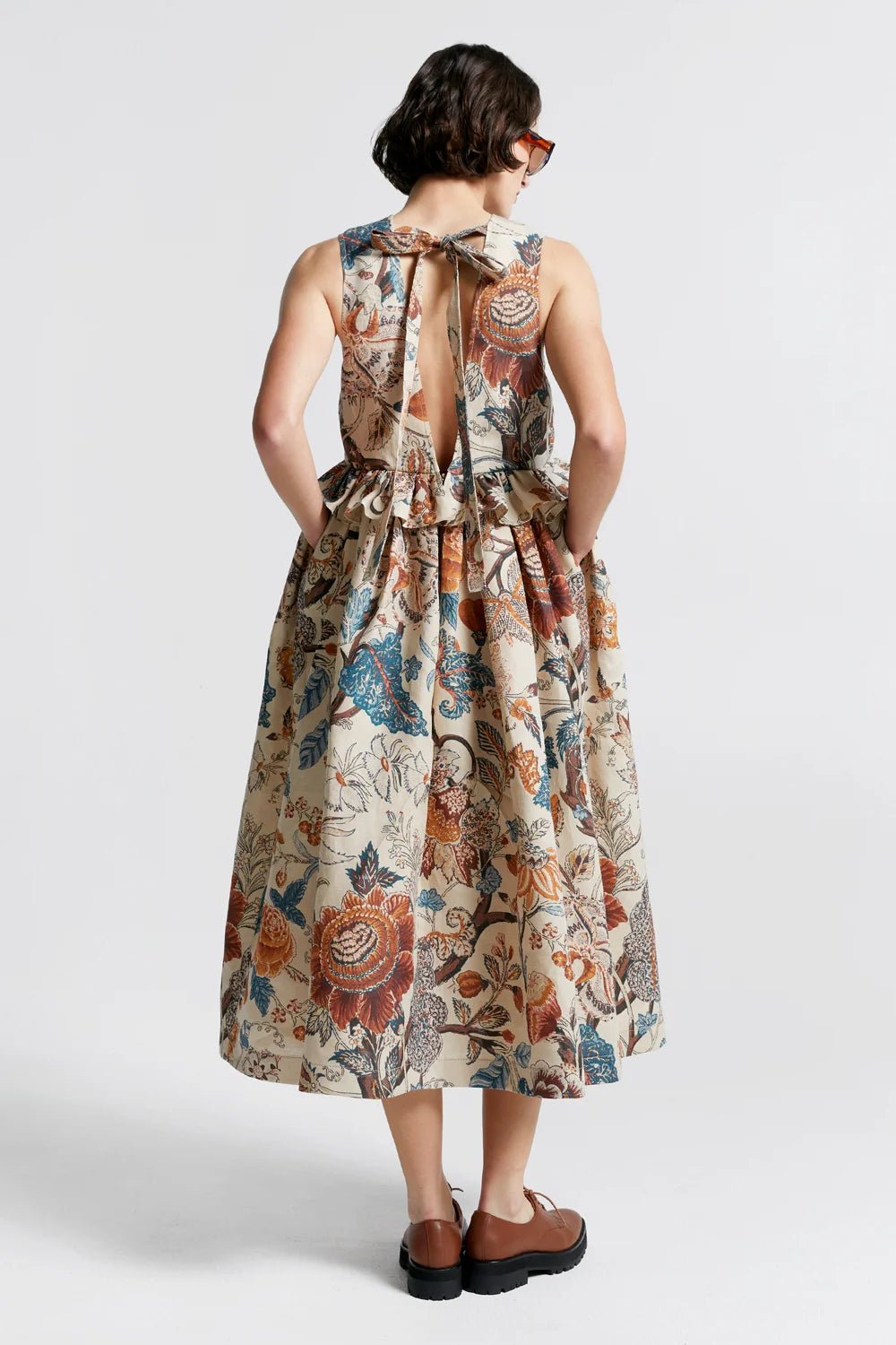 Karen Walker | Cordyline Dress | Edwardian Floral | Palm Boutique