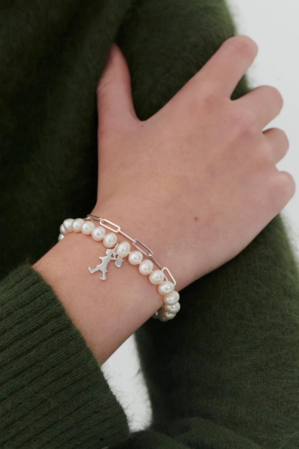 Karen Walker Jewellery | Girl with the pearls & chain bracelet | choker | Palm Boutique
