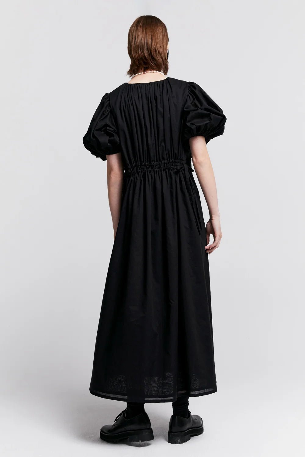 Karen Walker | Lakeside Organic Cotton Dress | Black | Palm Boutique