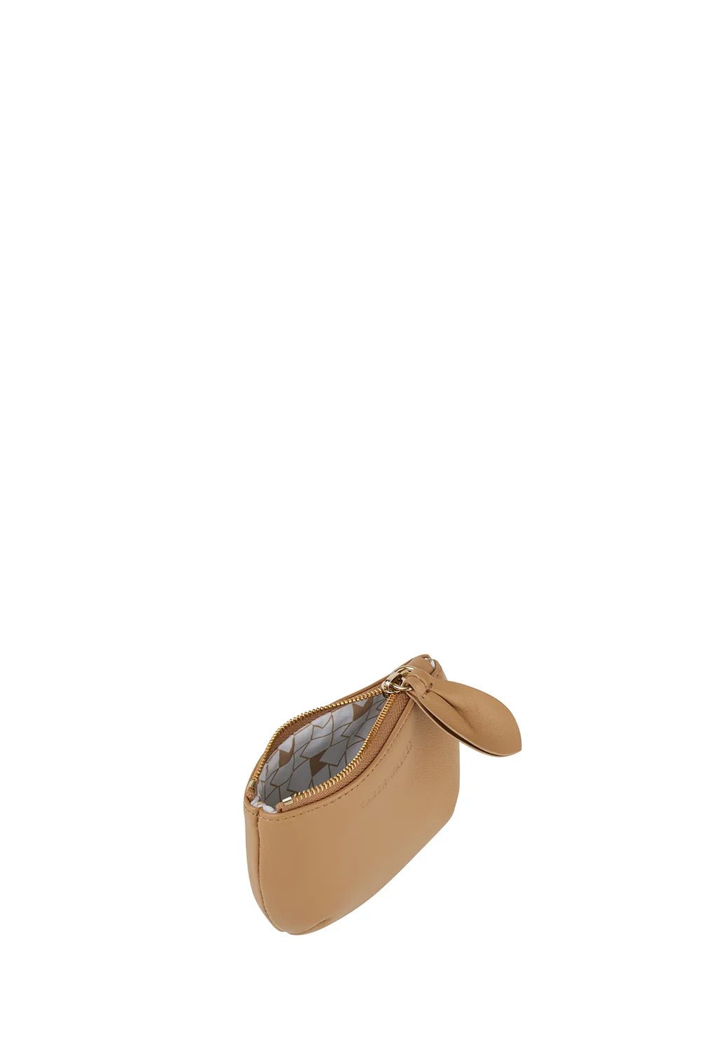 Karen Walker | Leather Bindle Coin Purse | Camel | Palm Boutique