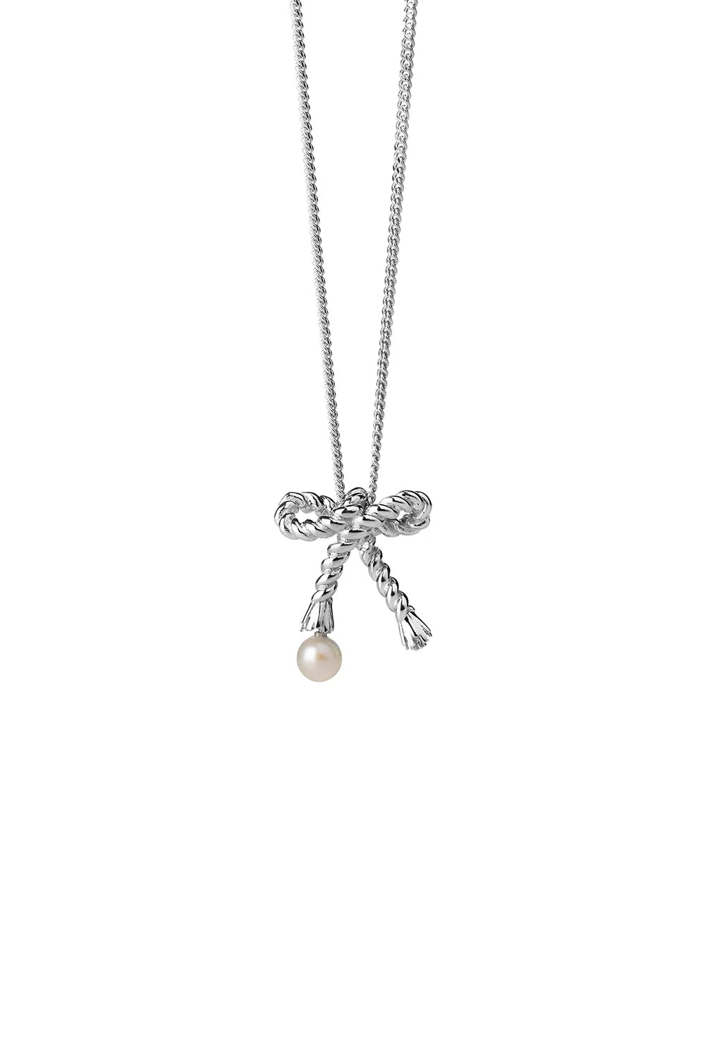 Karen Walker | Love Knot Necklace | Silver | Palm Boutique