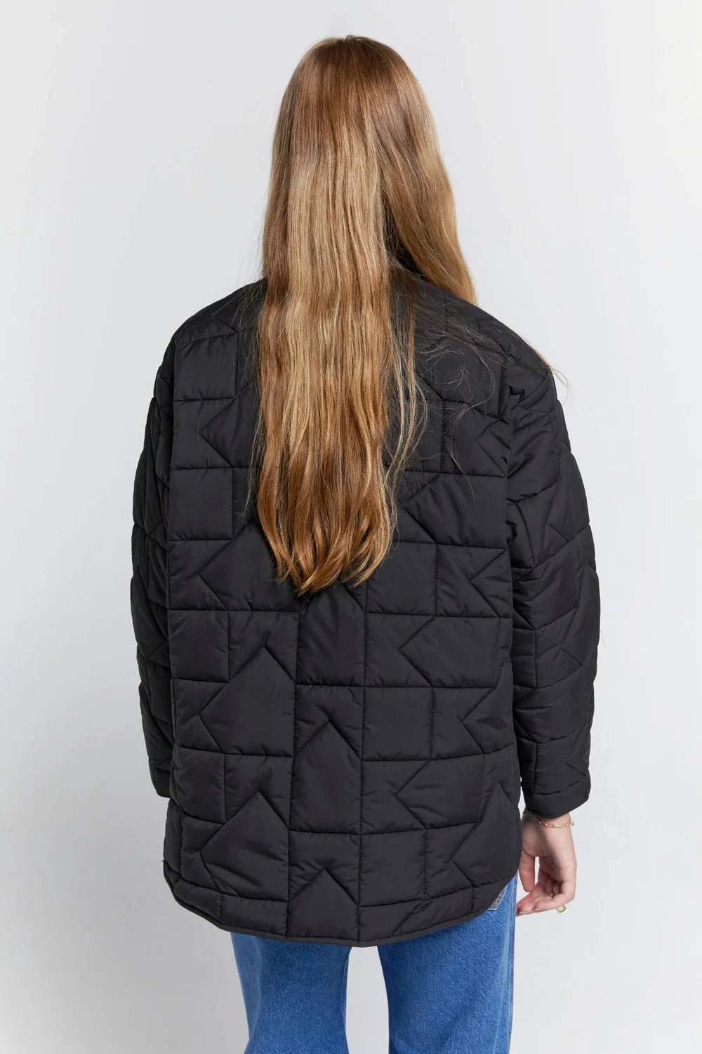 Karen Walker | Quilted Monogram Jacket | Black | Palm Boutique