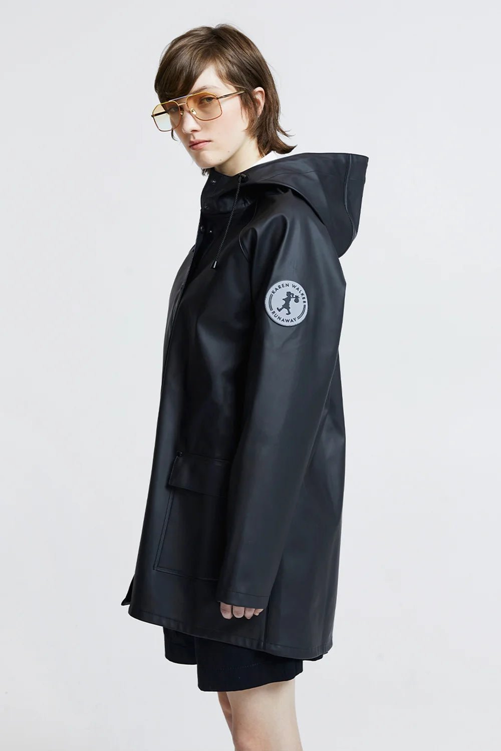 Karen Walker | Runaway Raincoat | Black | Palm Boutique