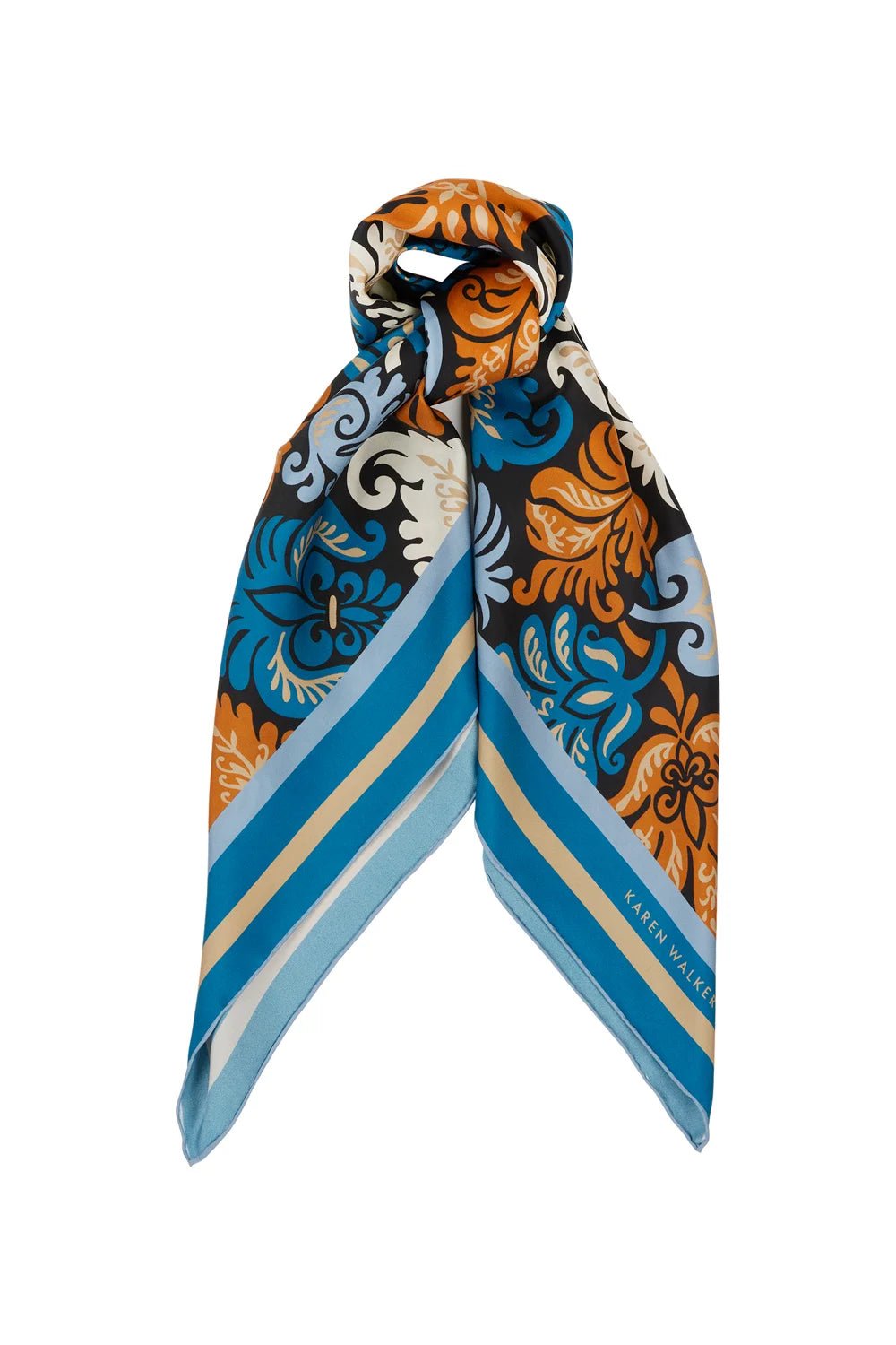 Karen Walker | Tapestry Floral Classic Silk Scarf | Jewel Multi | Palm Boutique
