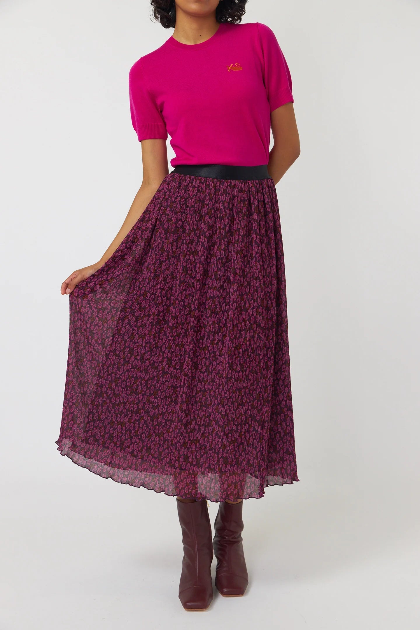 Kate Sylvester | Blooming Skirt | Berry Blooms | Palm Boutique