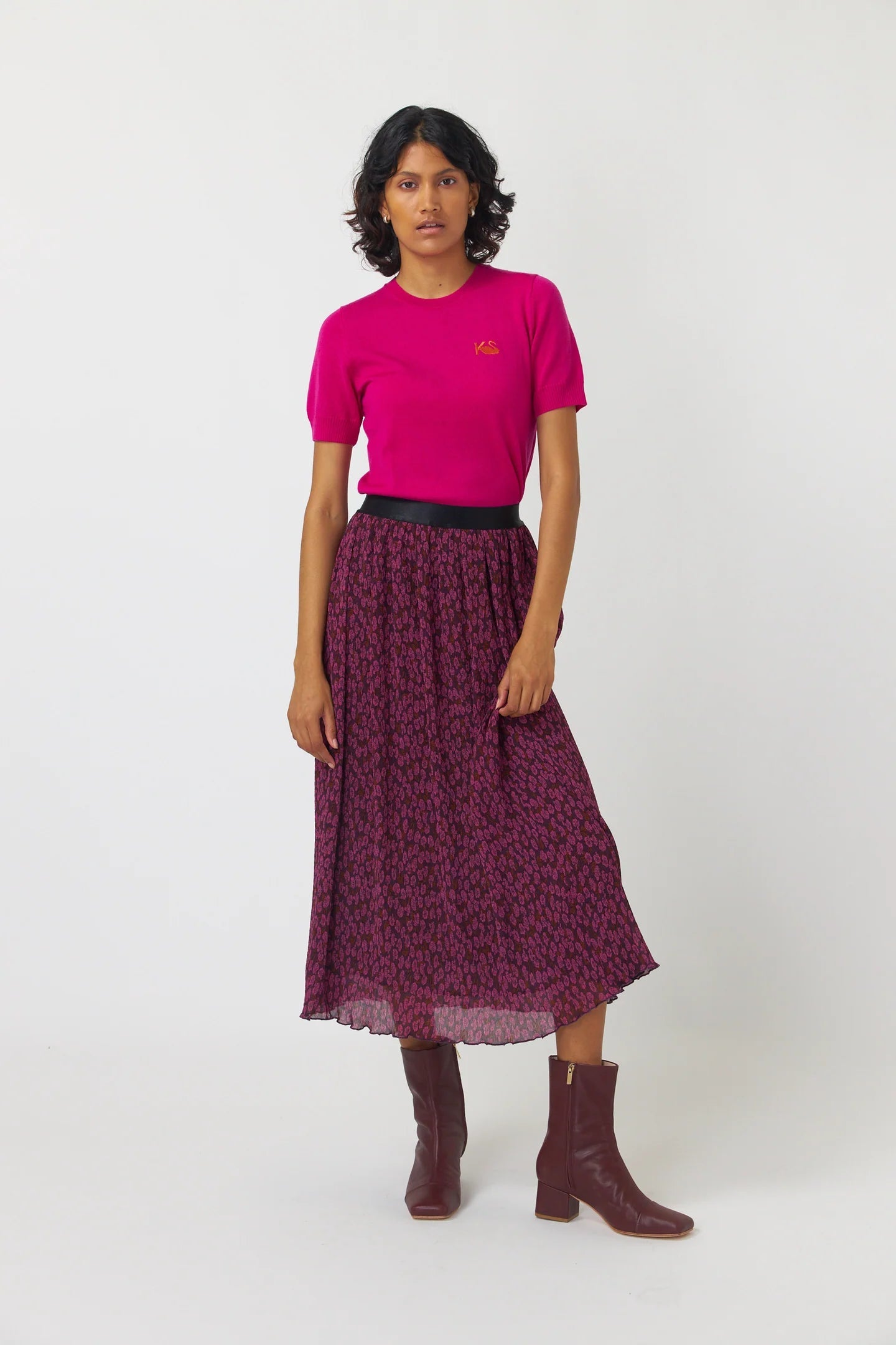Kate Sylvester | Blooming Skirt | Berry Blooms | Palm Boutique