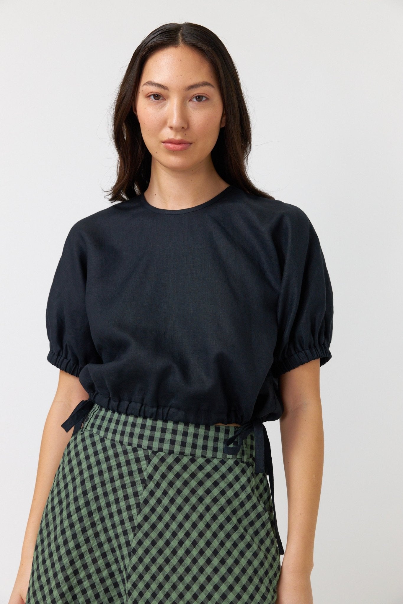 Kate Sylvester | Summer Check Skirt | Mint | Palm Boutique